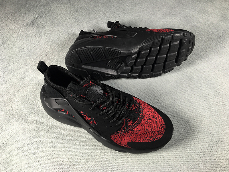 Nike Air Huarache Run Ultra Black Red Shoes - Click Image to Close